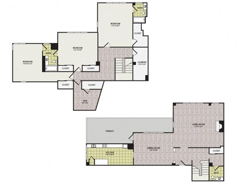 The Broadview Apartments Penthouse C Floor Plan